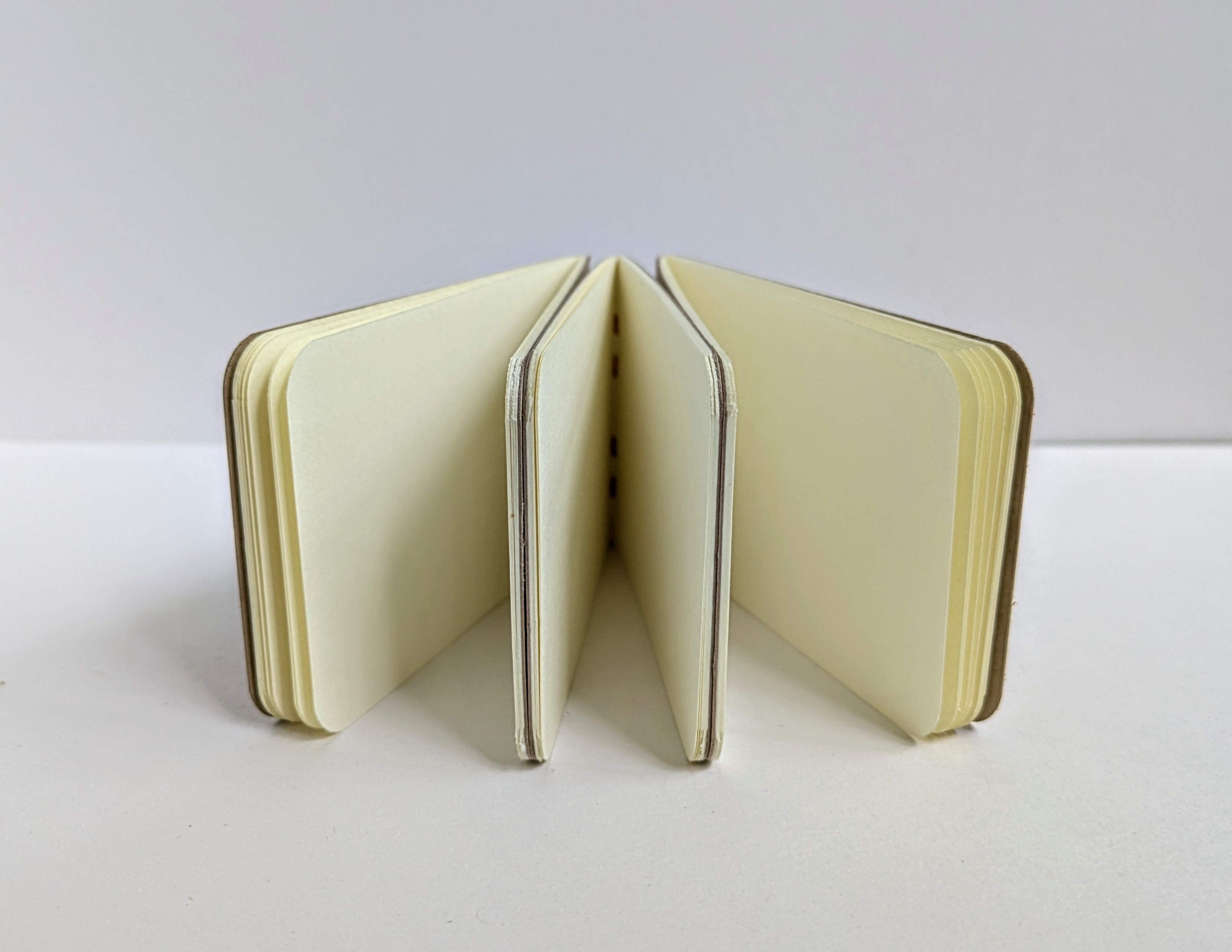 Wallet Notebooks product inside image for Speckletone Kraft Brown with Soliste
